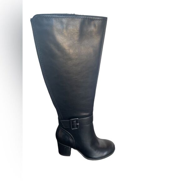 NWT Soul Naturalizer Twinkle Knee High Block Heel Black Women’s Boots Size 6M - Picture 1 of 14